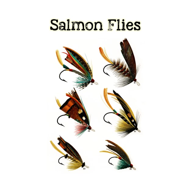 Vintage Salmon Flies by JonHerrera