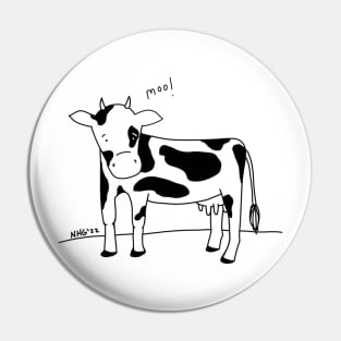 Moo cow Pin