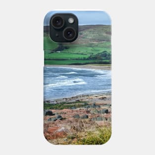 The beach at Carskey Bay near Southend, Argyll and Bute Phone Case