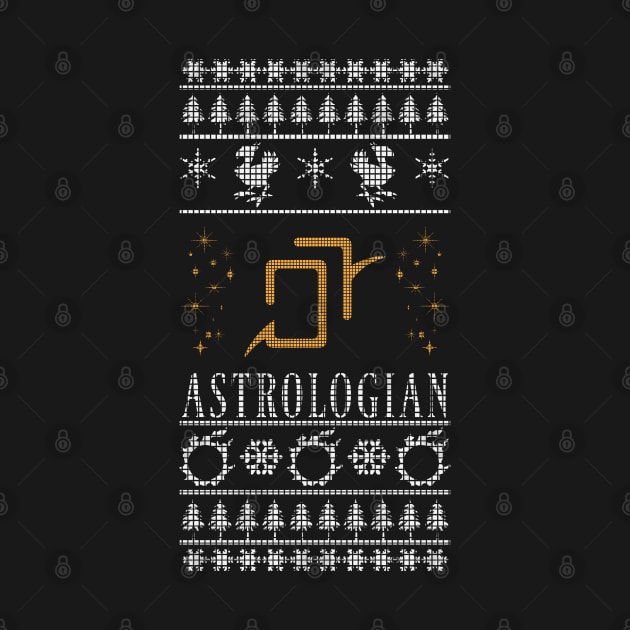 Final Fantasy XIV Astrologian Ugly Christmas Sweater by TionneDawnstar