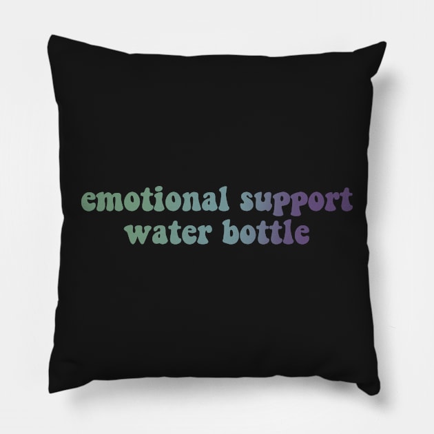 Emotional Support Water Bottle Pillow by Meg-Hoyt