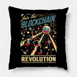 Join the Blockchain Revolution Pillow