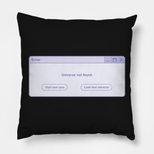 Computer error pop up Pillow