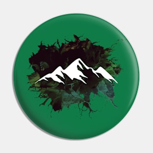 Rustic Mountain Pin