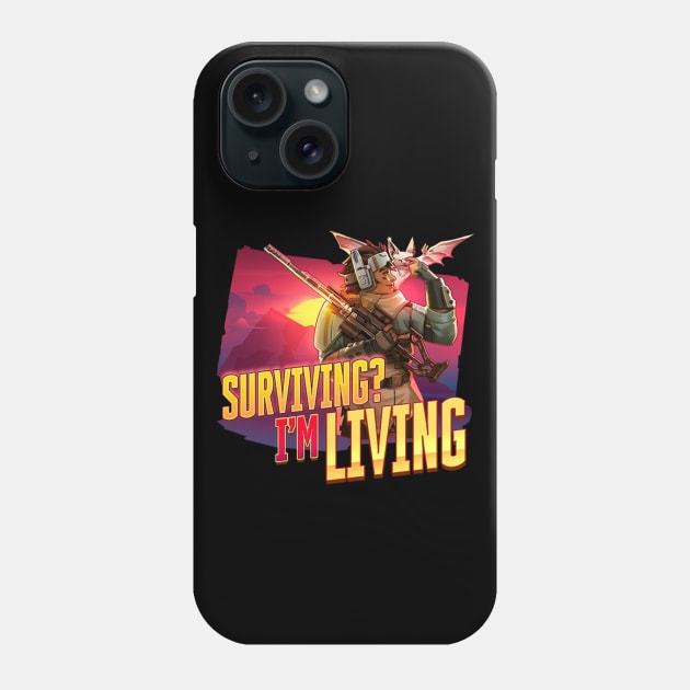 Vantage - Surviving im Living Phone Case by Paul Draw