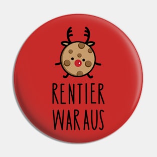 Reindeer cookie (b) Pin