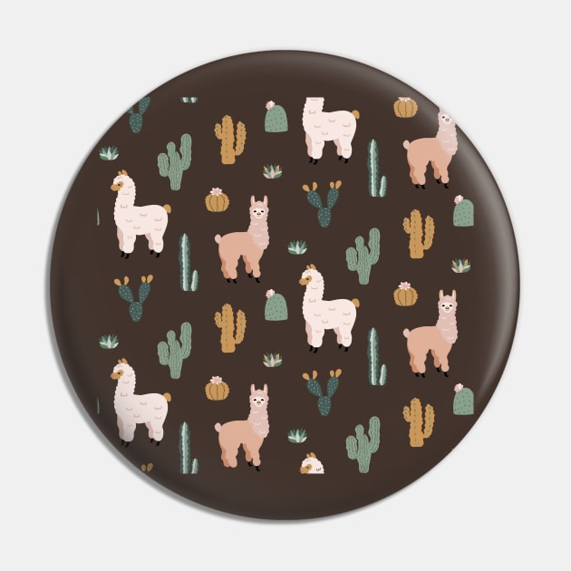 Llama Pattern 3 Pin by By_Russso