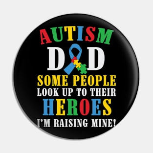 Autism Dad Pin