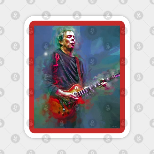 Andrew Latimer Camel Guitarist Magnet by IconsPopArt