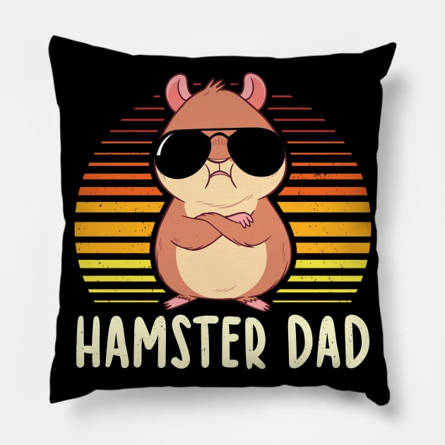 Hamster Dad | Hamsters Pillow by Streetwear KKS