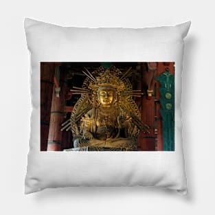  the Bodhisattwa at Todai-ji Temple in Nara, Japan Pillow