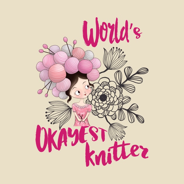 World's Okayest knitter - knit knitting yarn by papillon