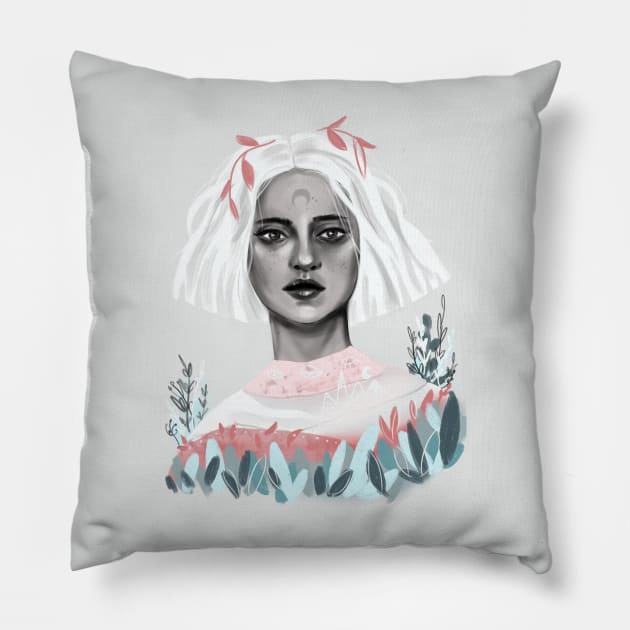 slavic dreamer Pillow by ISFdraw