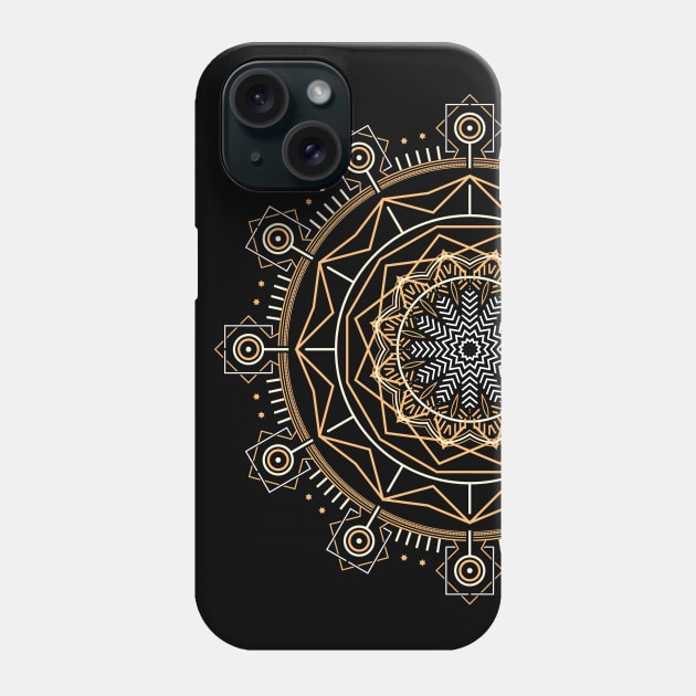 Sacred geometry flower Phone Case by Vilmos Varga