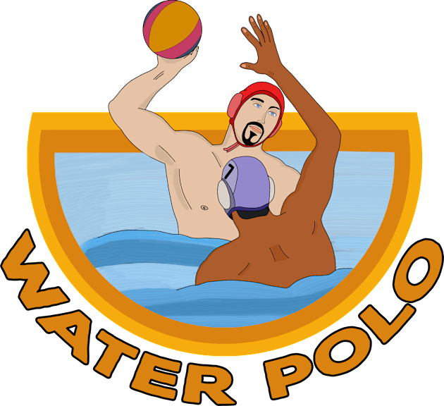 Water Polo Kids T-Shirt by DiegoCarvalho