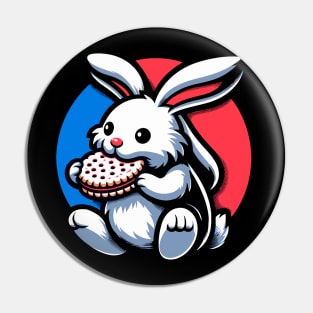 rabbit-taste the biscuit Pin