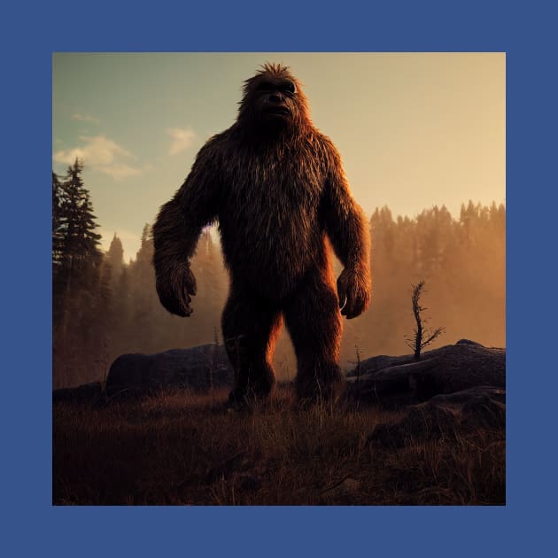 Sasquatch in Nature by Grassroots Green