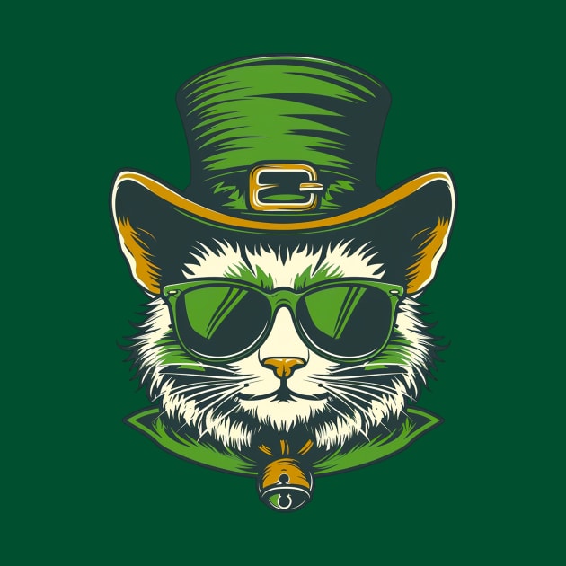 Leprecat Leprechaun Cat St. Patrick's Day by Wintrly