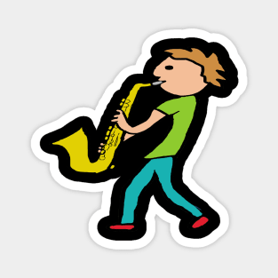 Saxophone Magnet