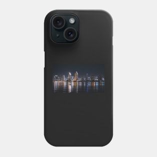 San Diego Skyline at Night Phone Case