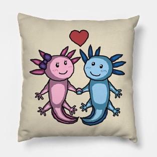 Axolotl Love Pillow