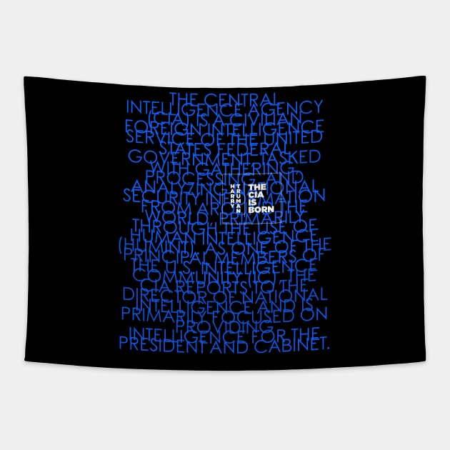 Harry Truman - The CIA is Born Tapestry by wemerge