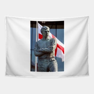 Bobby Moore Statue England Flag Wembley Stadium Tapestry