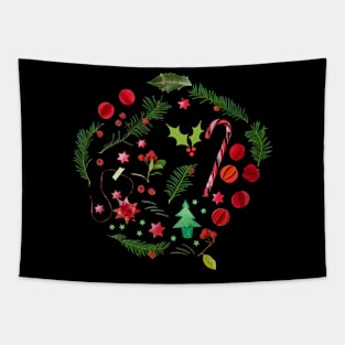 Christmas Symbols Tapestry