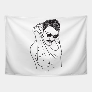 Salt Bae Meme Art Tapestry