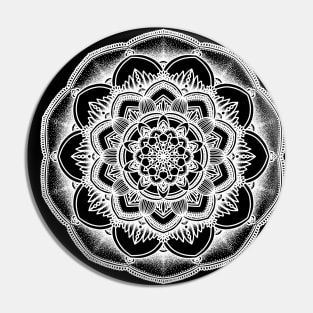 Detailed Floral Bohemian mandala with depth Pin