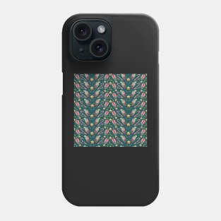 Australian Christmas - Rainbow Lorikeets and Bottlebrush Flowers Phone Case