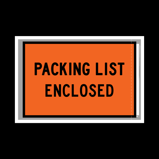 Packing List Enclosed by GloopTrekker Select