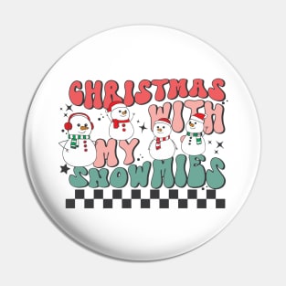 christmas with my snowmies Pin