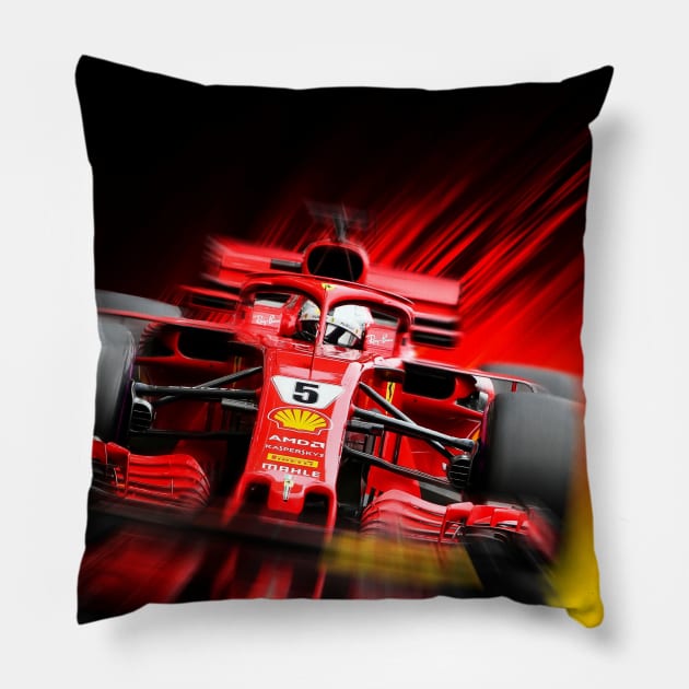 Vettel Pillow by DeVerviers