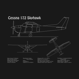 Cessna 172 Skyhawk - PDpng T-Shirt