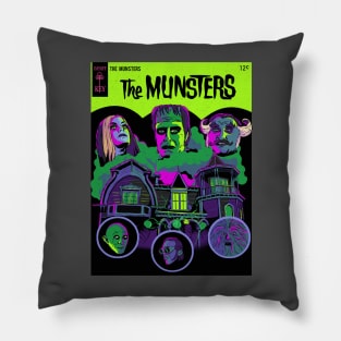 The Munsters Comics Pillow