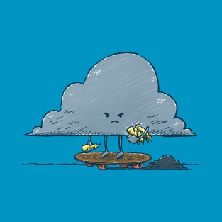 Thunder Cloud Skater T-Shirt