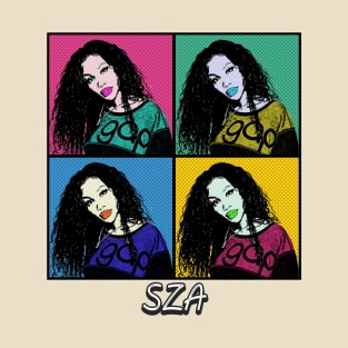 SZA 80s Pop Art Style T-Shirt