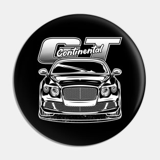 Continental GT - White Print Pin