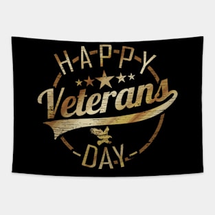 Special Logo for A Happy Veterans Day Tapestry