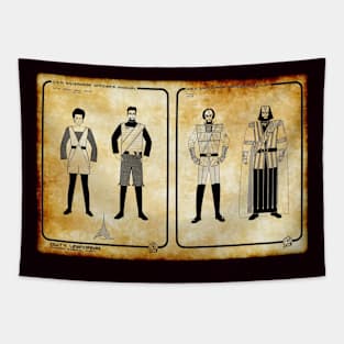 Alien Adversary Uniforms Tapestry