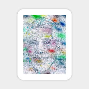 RAMANA MAHARSHI - watercolor portrait .2 Magnet