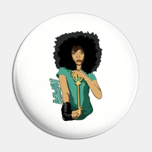 Badu Key To Music Pin