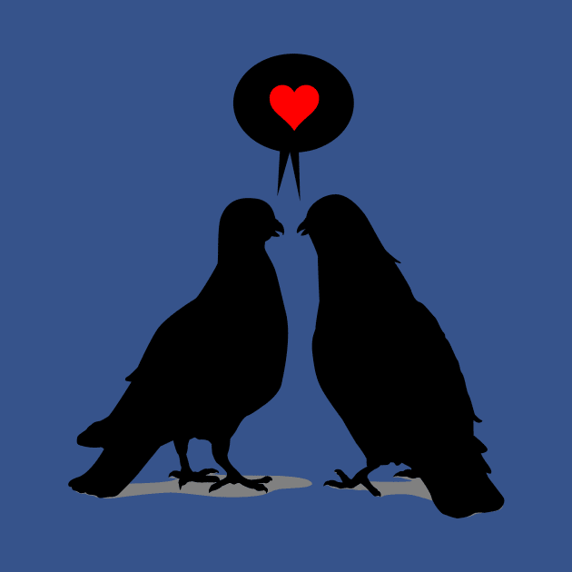 Love saying Doves - Valentine Birds by hardwear