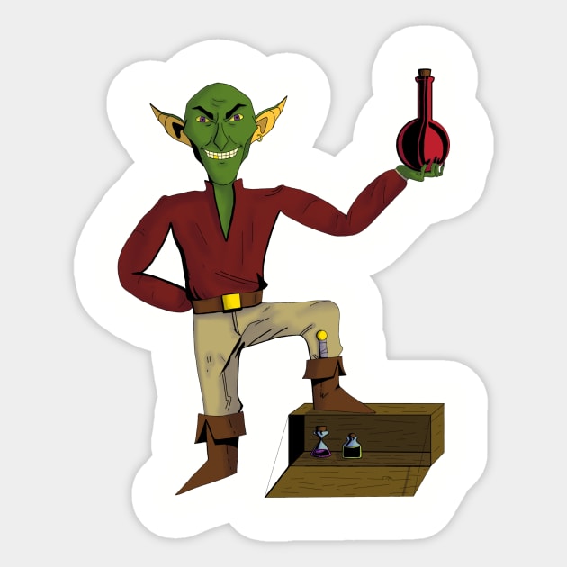 The Handshake (Predator) Sticker for Sale by Goblin Merchant