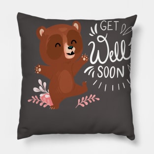 Get well soon bear Pillow