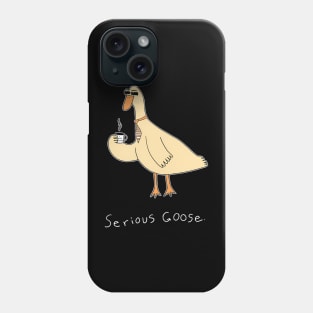 Serious Goose Silly Goose Coffee Phone Case