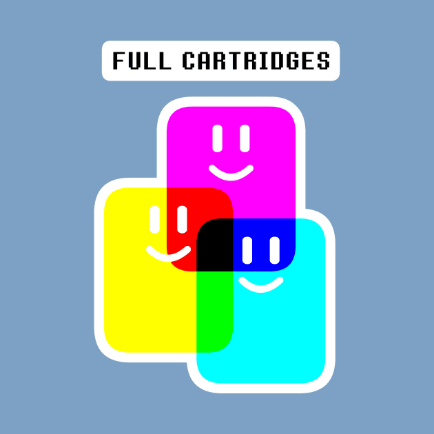 CMYK Full Cartridges | Emoji Version by elkingrueso