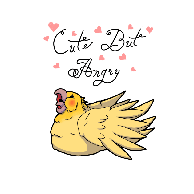 Cute But Angry (Yellow tiel) by Adastumae