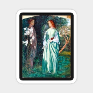 Aurora Leigh’s Dismissal of Romney (The Tryst) - Arthur Hughes Magnet